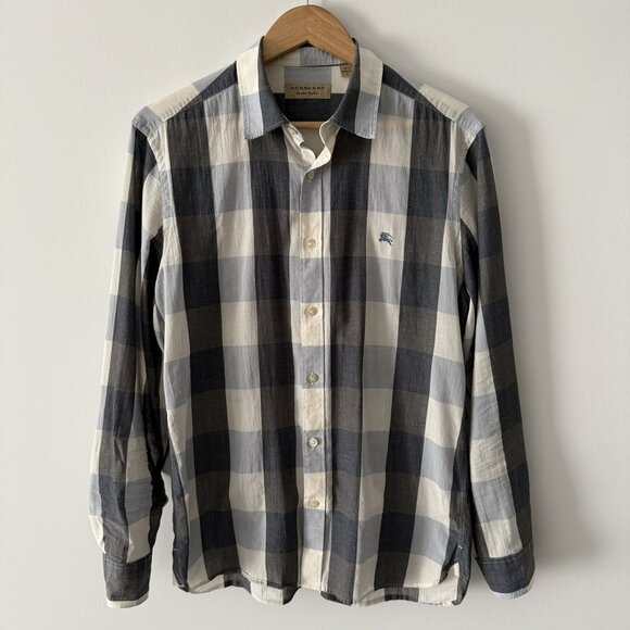 Burberry Check Cotton Shirt (Size L) - Picture 1 of 3